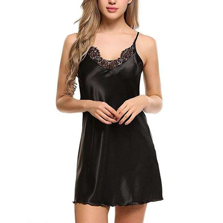 Plain sexy night dress