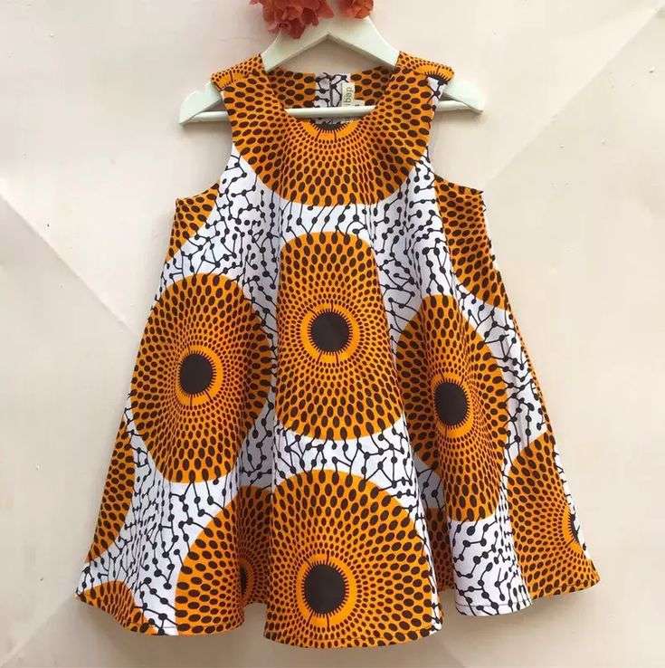 Baby Ankara gown